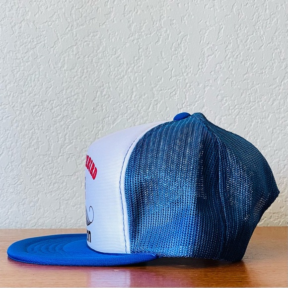 Vintage Thunderbird Chevron Blue and White Trucker. - Picture 3 of 5